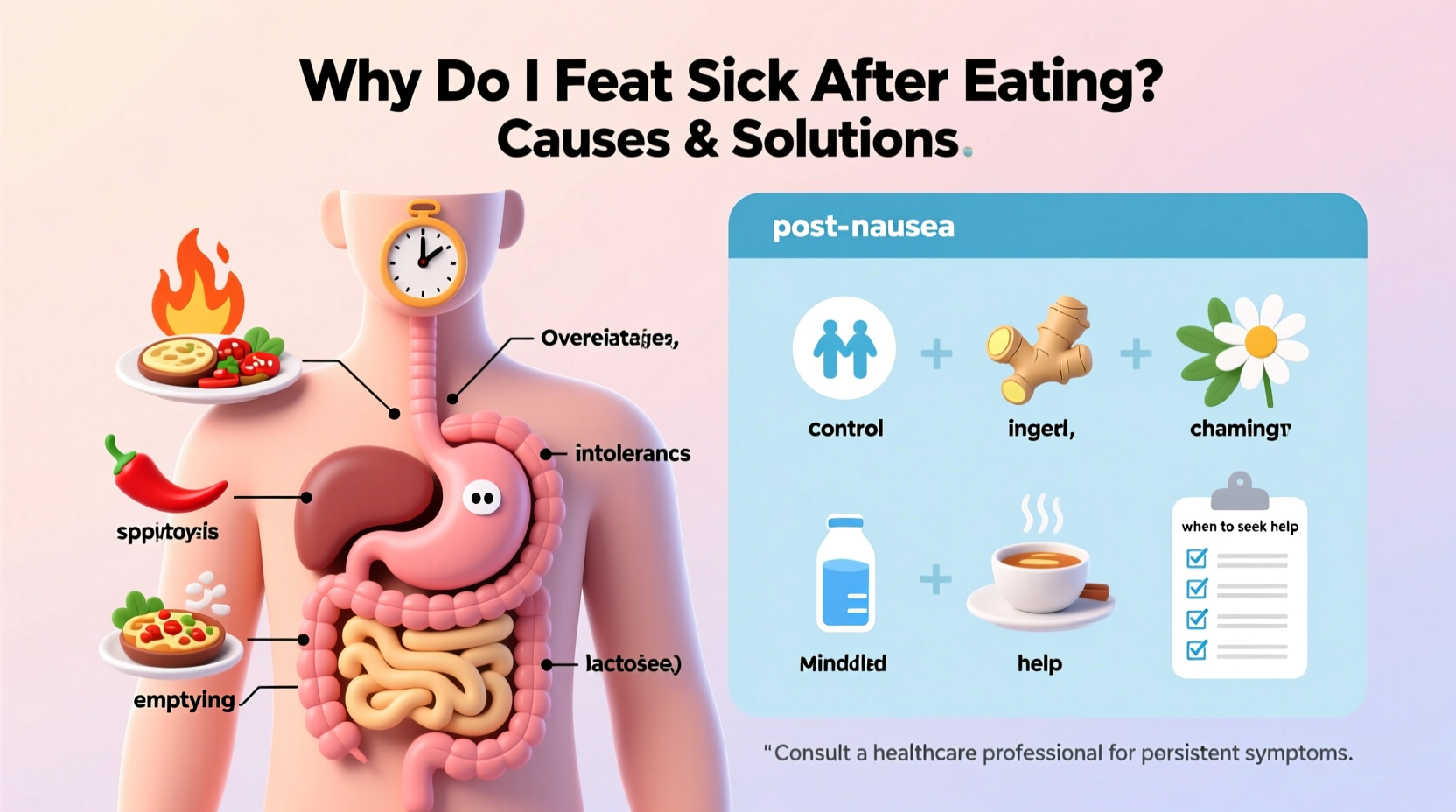 Why Do I Feel Sick After Eating Causes Solutions