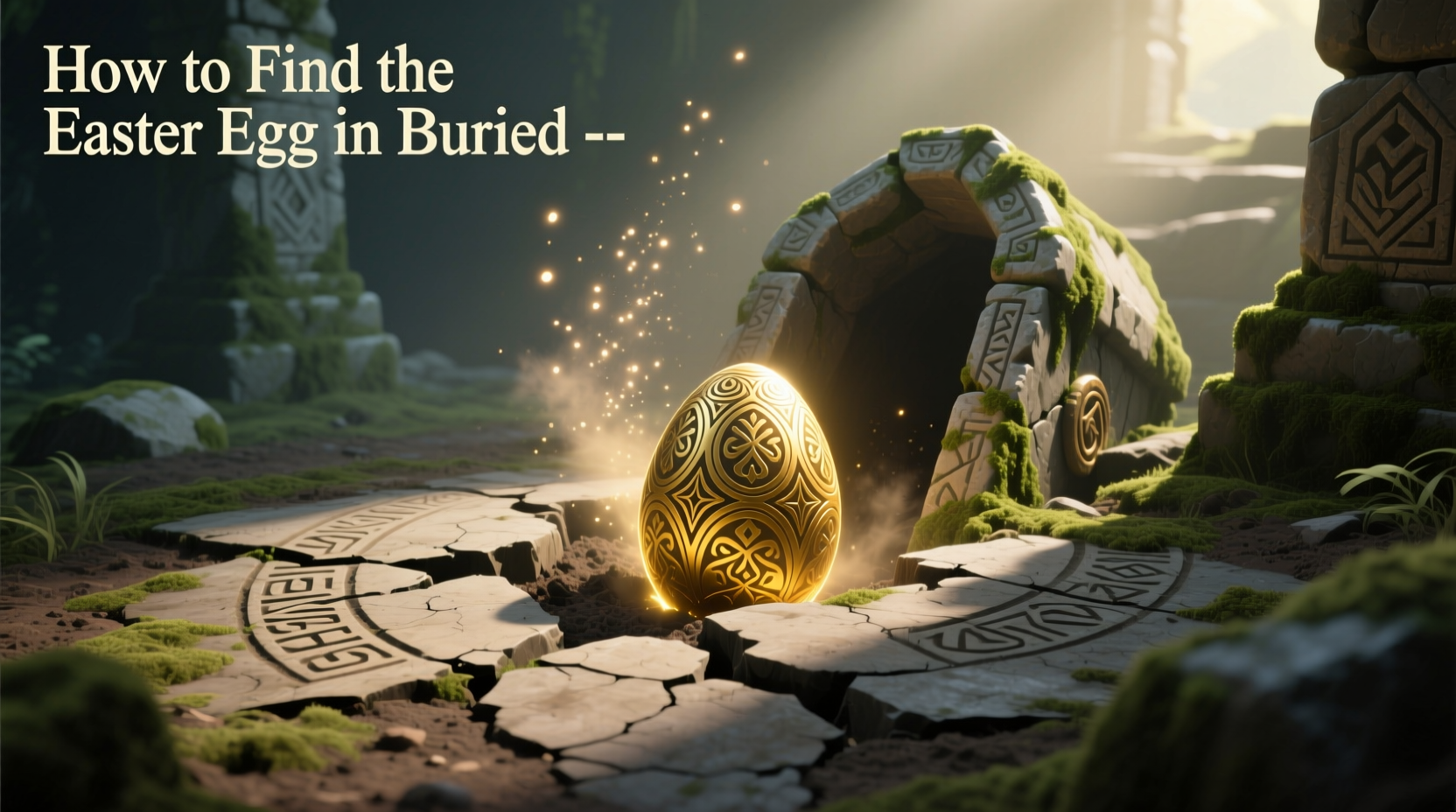 how to do the easter egg on buried