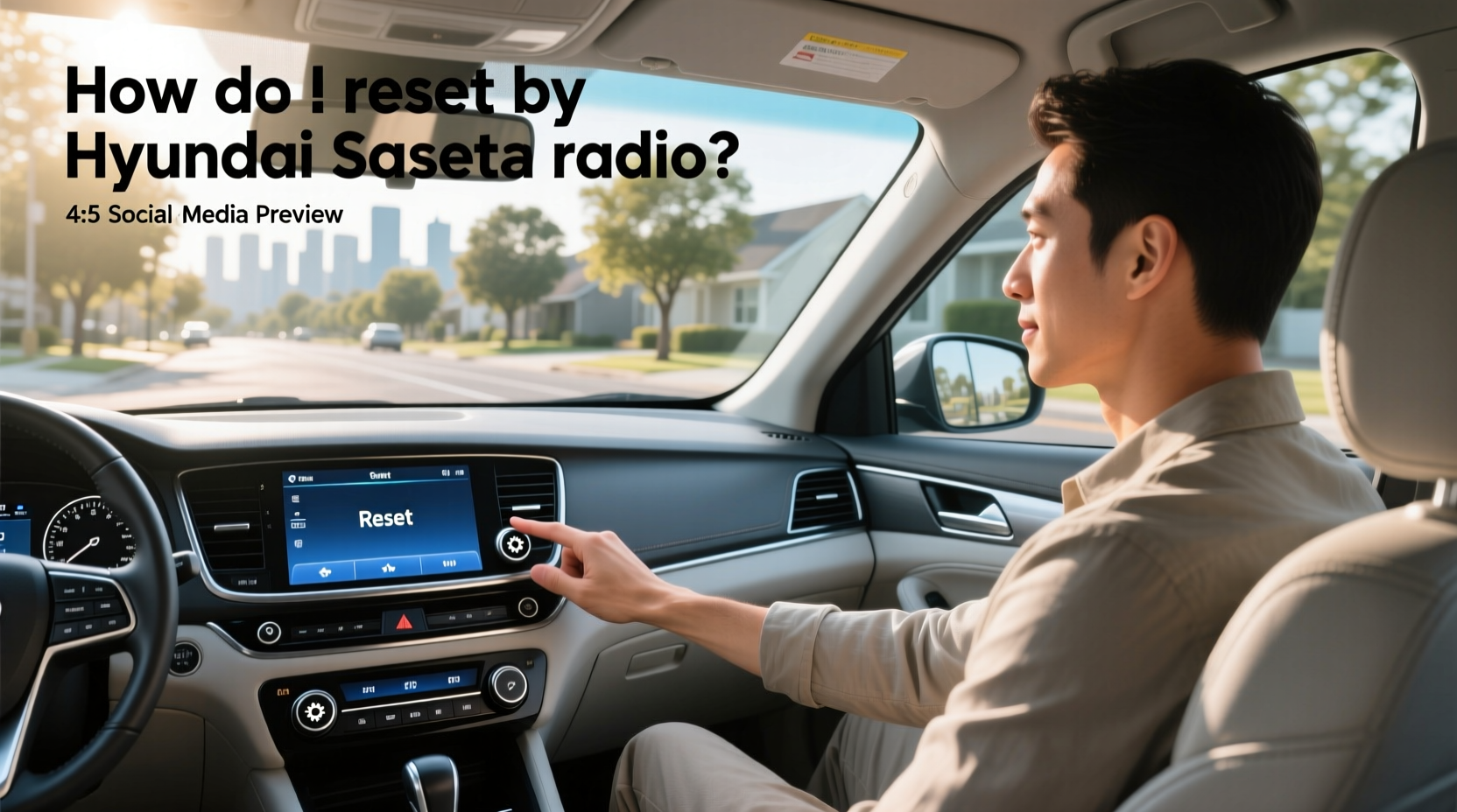 How to Choose Hyundai Sonata NF Radio, How to Reset Guide