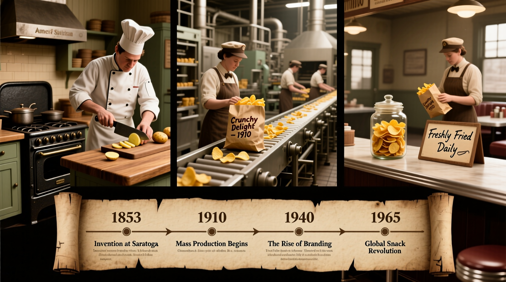 History of Potato Chips: True Origin and Evolution