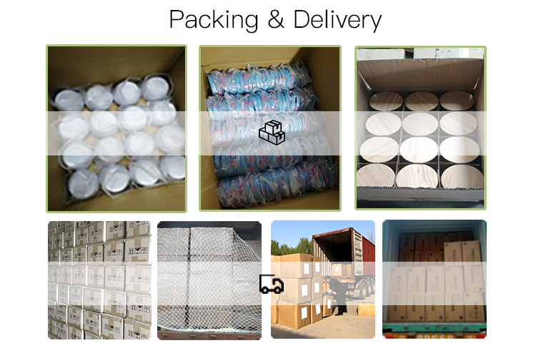 透明なガラスティーライトの蝋燭ホールダー木のふた300gが付いている9つのOz 1