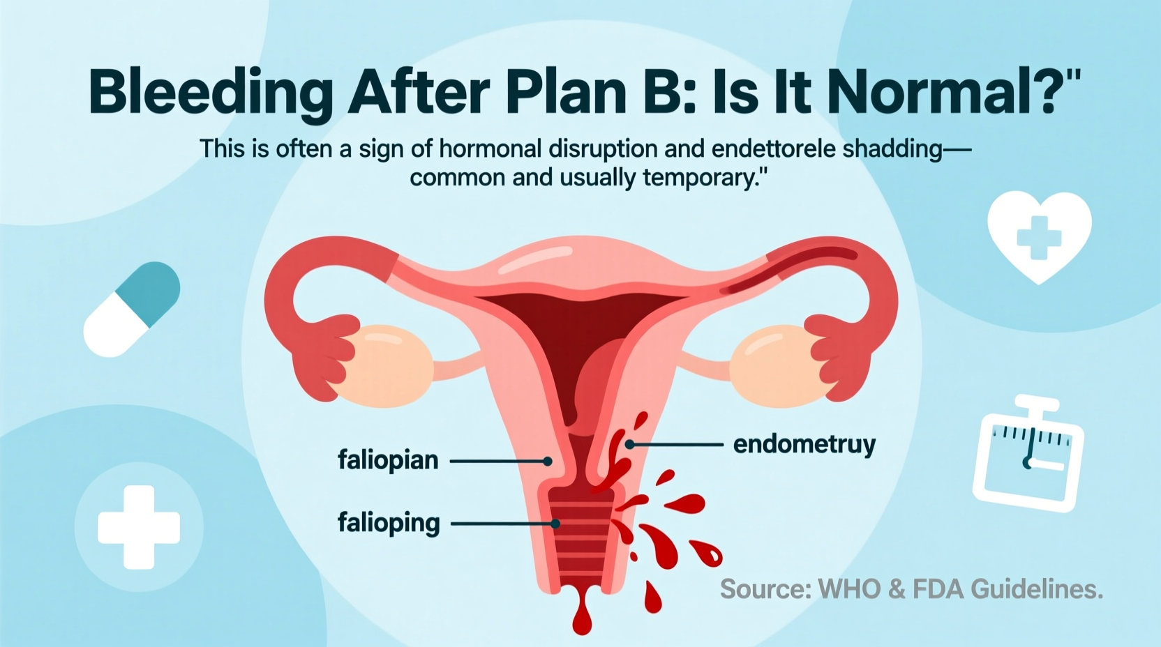 bleeding after plan b is it normal what does it mean