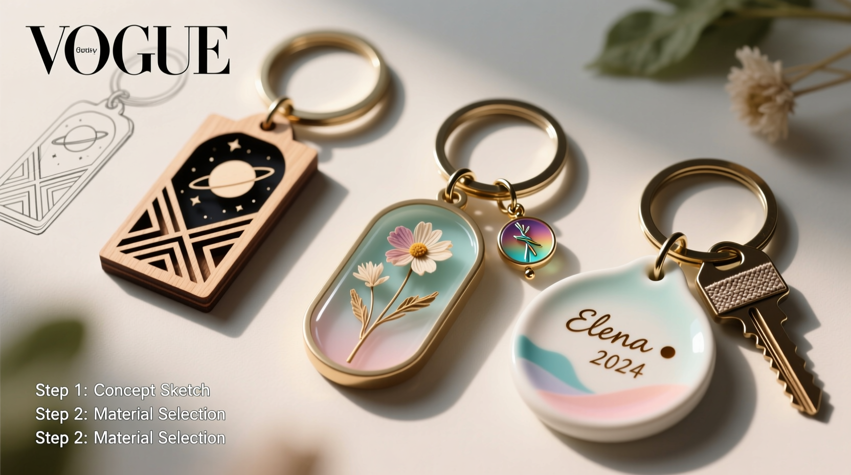 creative ways to make an aesthetic keychain step by step guide for unique designs