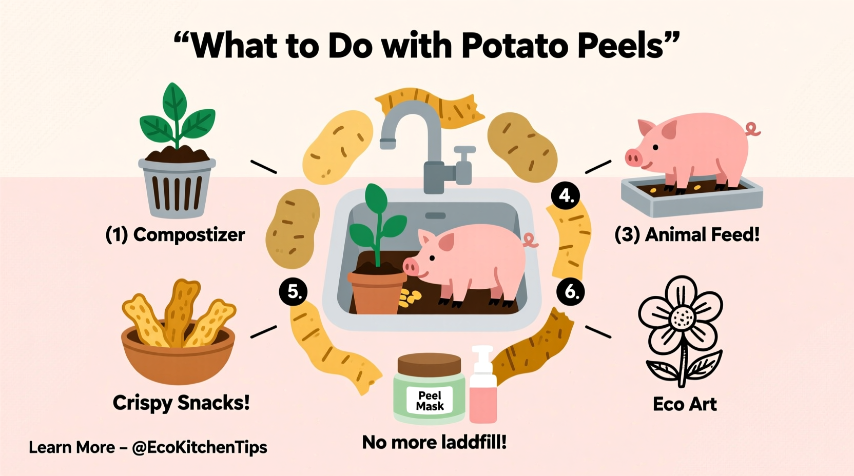 what to do with potato peels