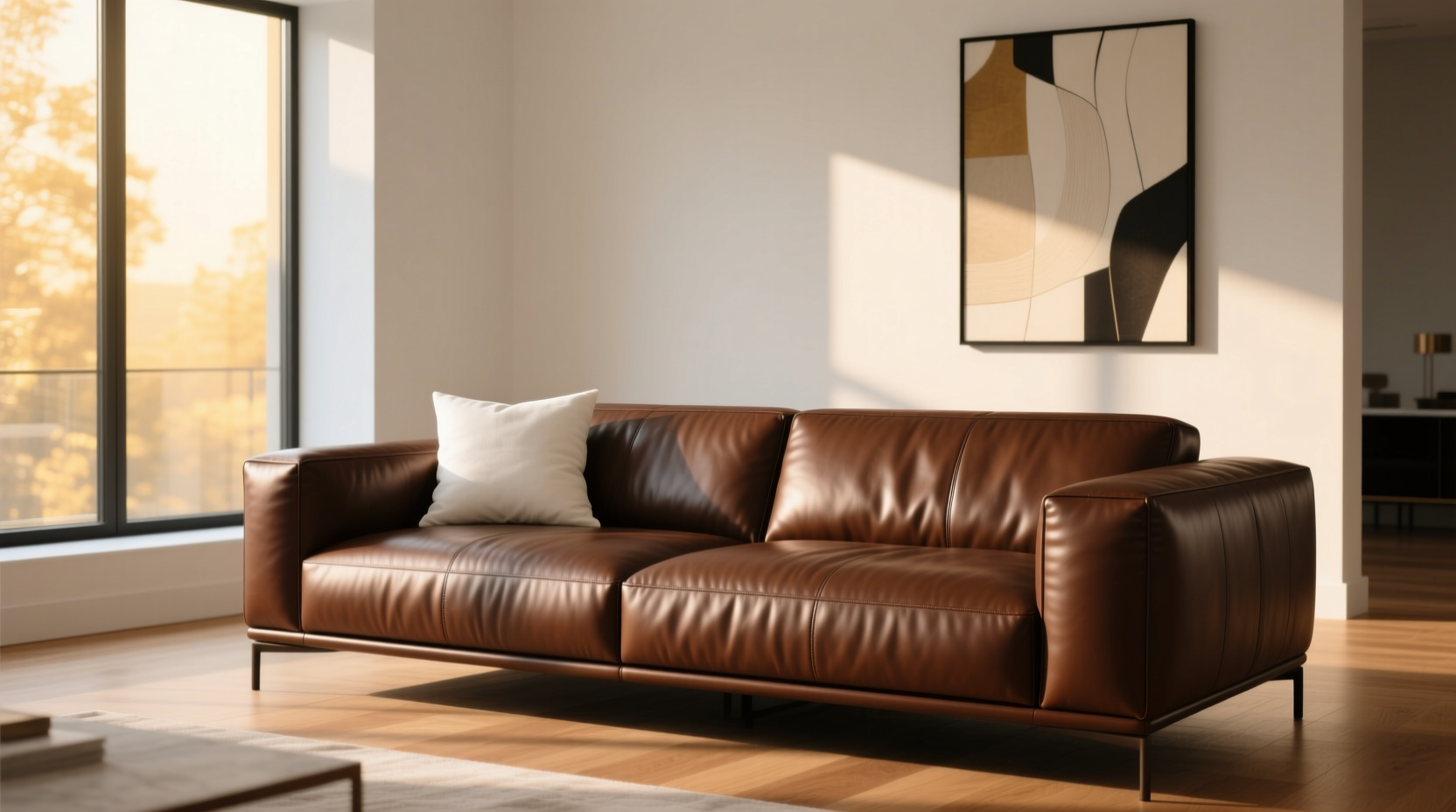 how clean leather couch