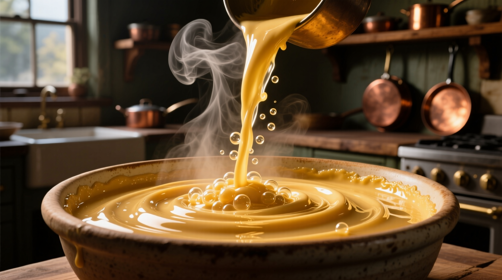 you should pour hot water on your cake batter