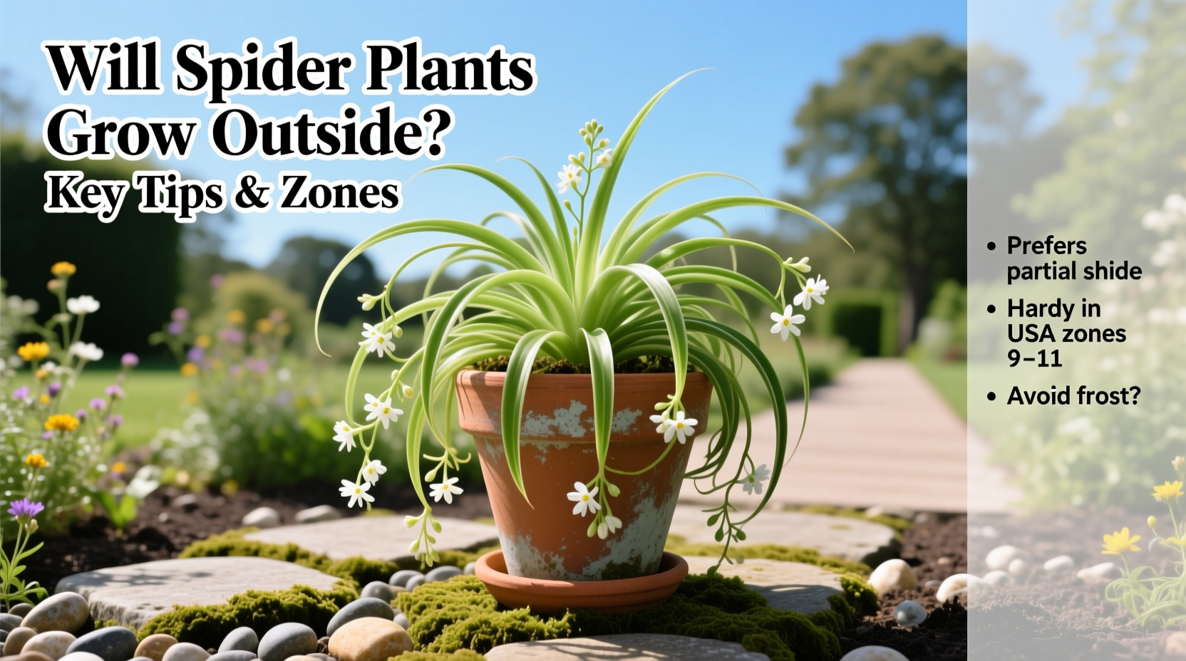 Will Spider Plants Grow Outside? Key Tips & Zones