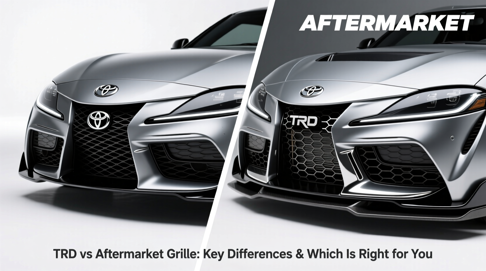 trd vs aftermarket grille
