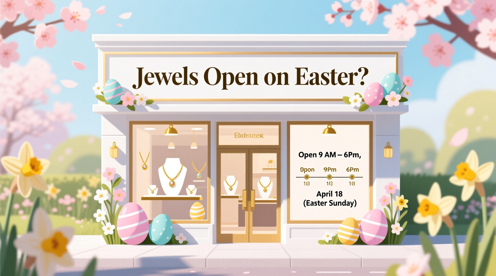 is jewels open on easter