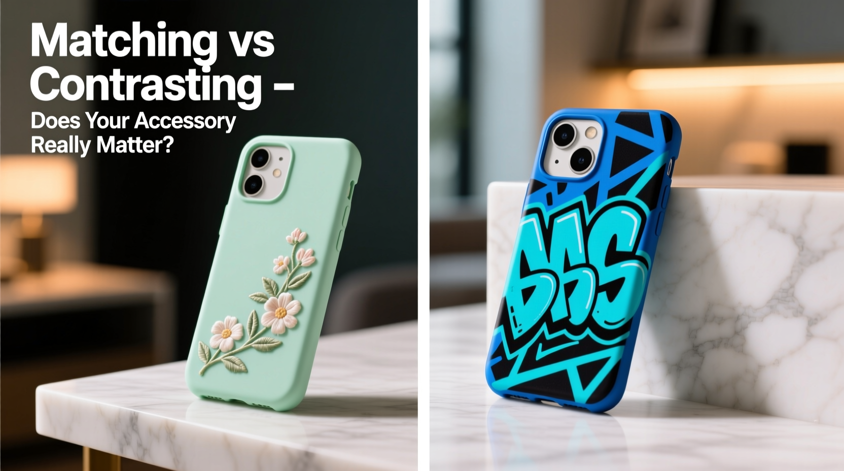 matching vs contrasting phone case does your accessory really matter