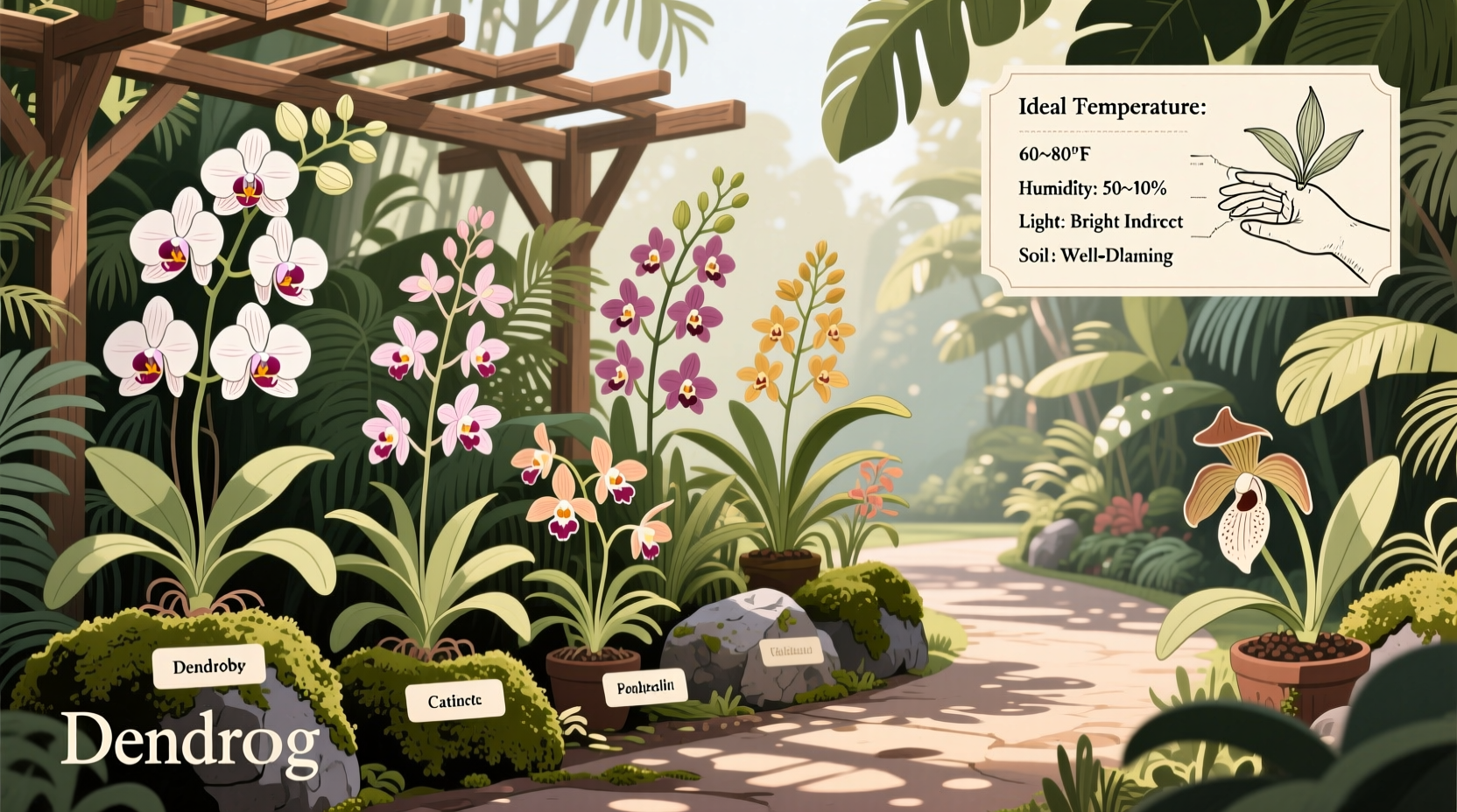 can you plant orchids outside