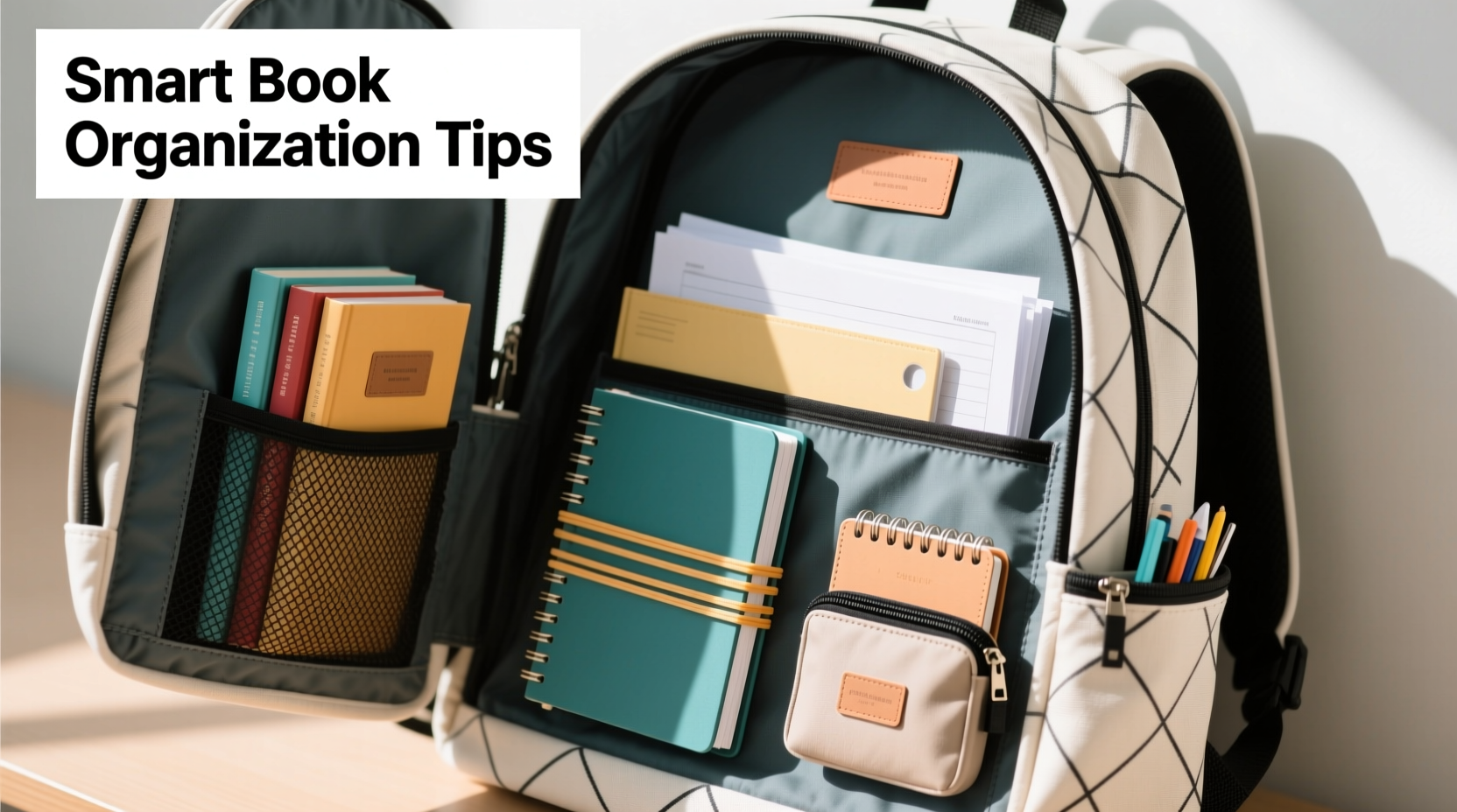 smart strategies for organizing books in a school backpack efficiently