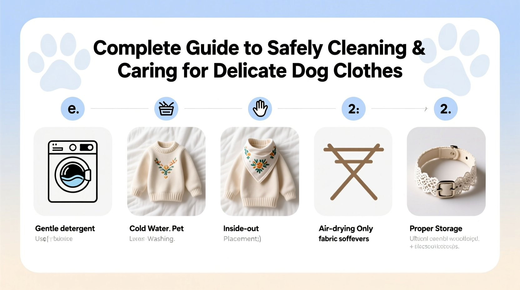 a complete guide to safely cleaning and caring for delicate dog clothes