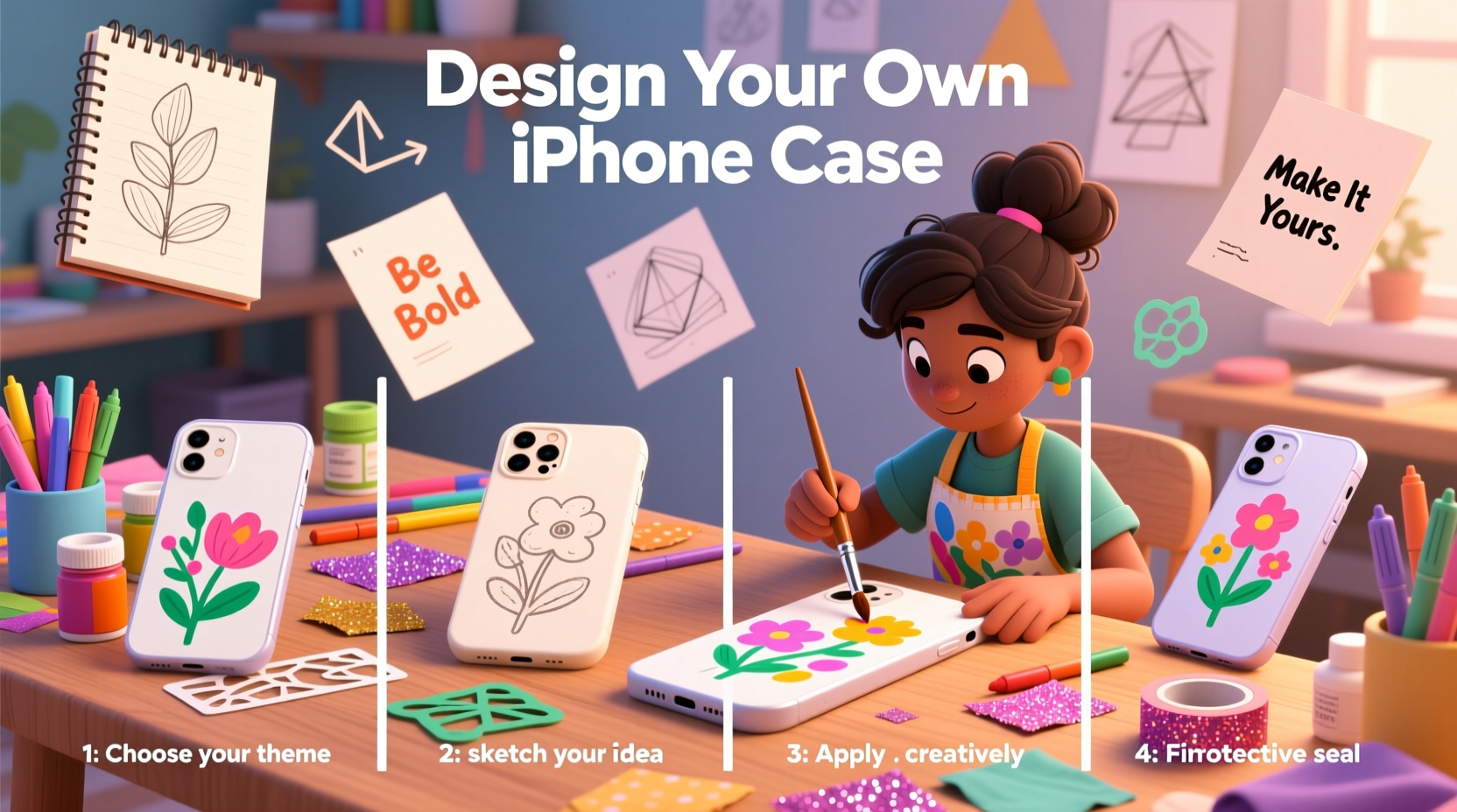 creative ideas and step by step guide to personalize your iphone case uniquely