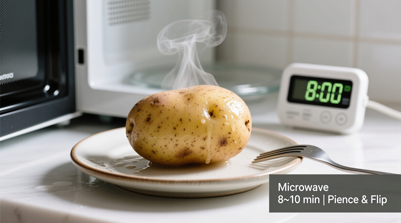 how to cook potato in microwave