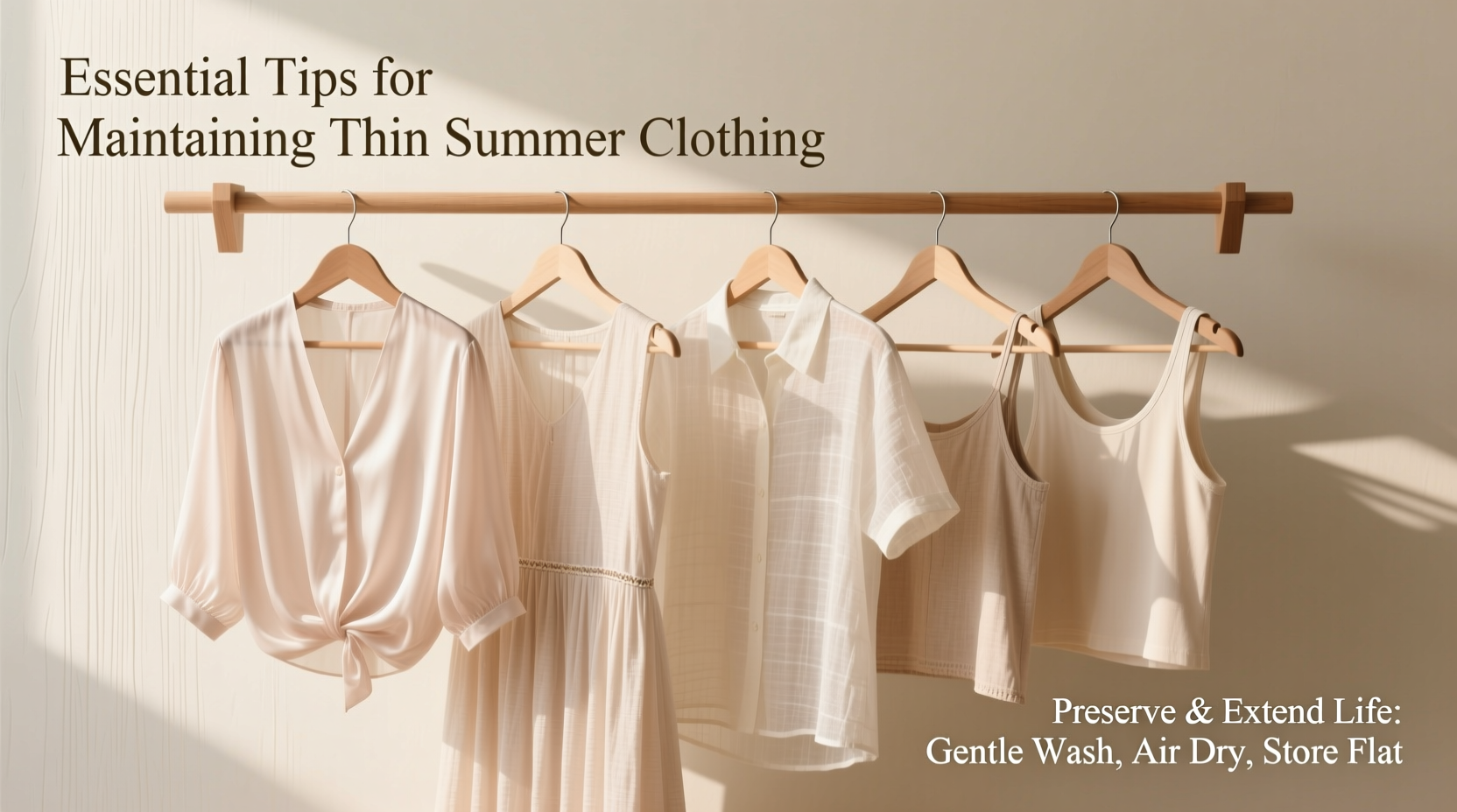 essential tips for maintaining and extending the life of thin summer clothing