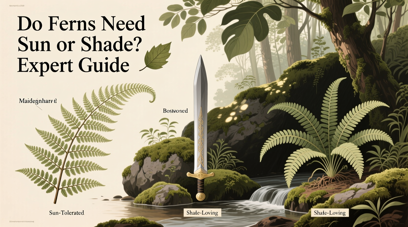 do ferns need sun or shade