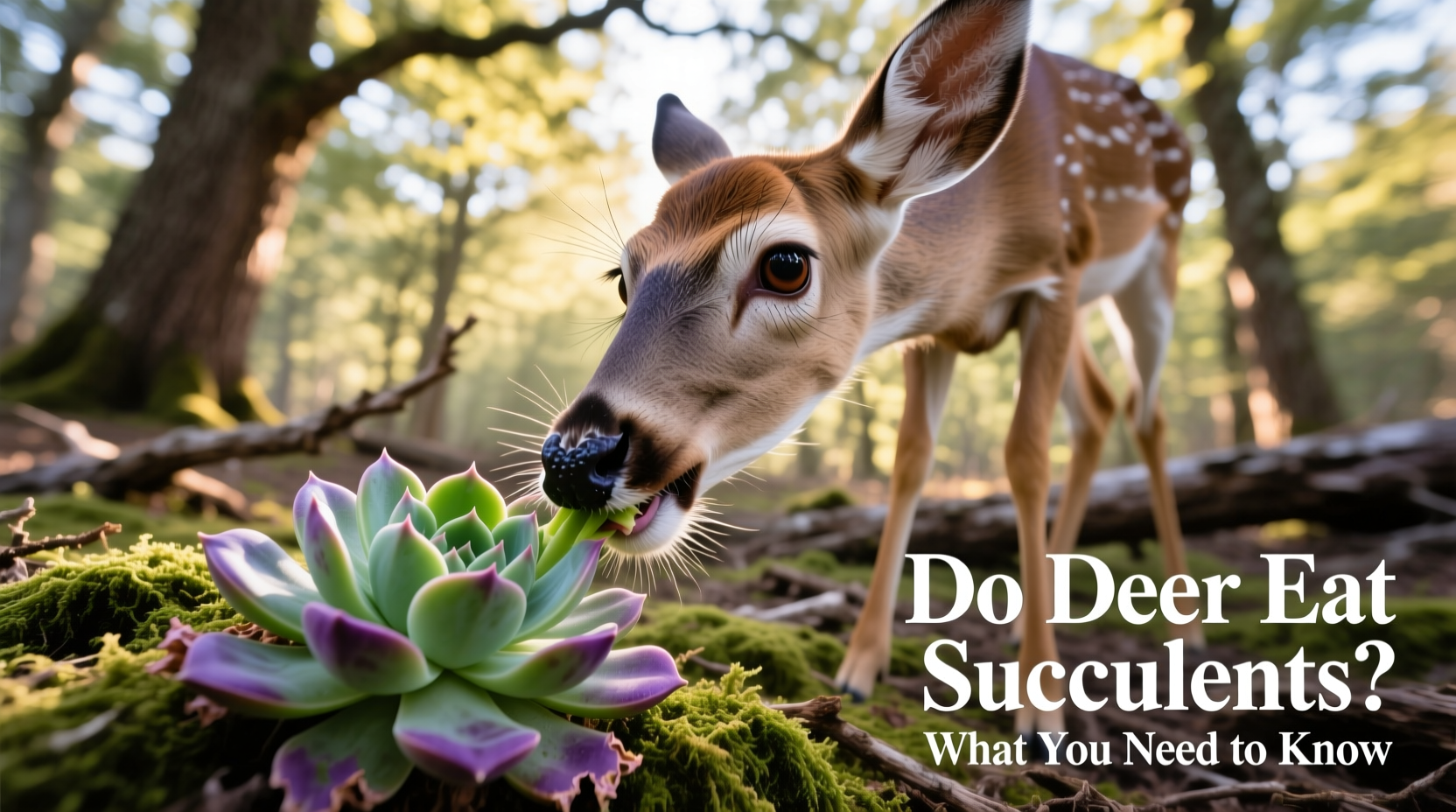 do deer eat succulents