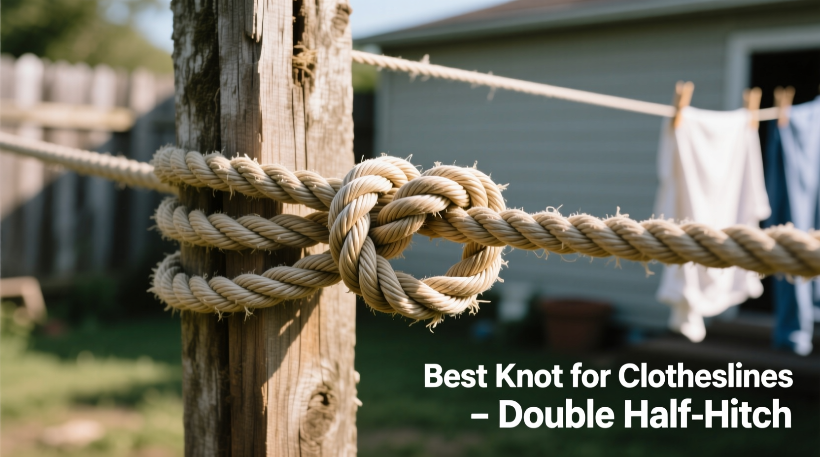 best knot to tie clothesline