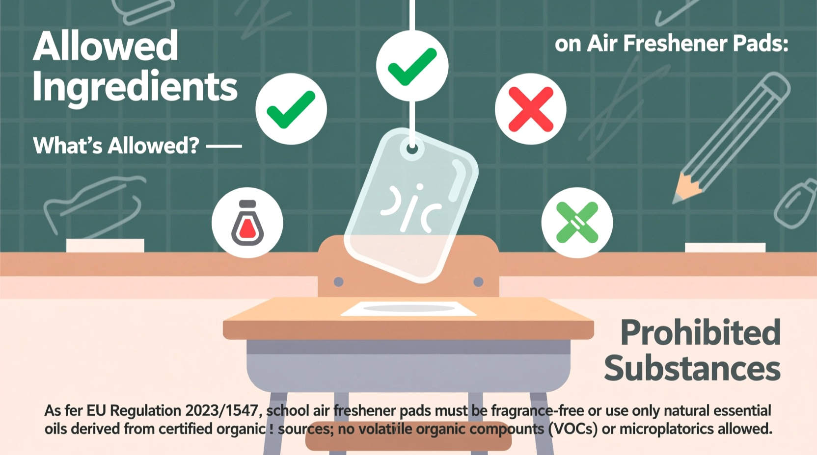 air freshener pads eu school regulation