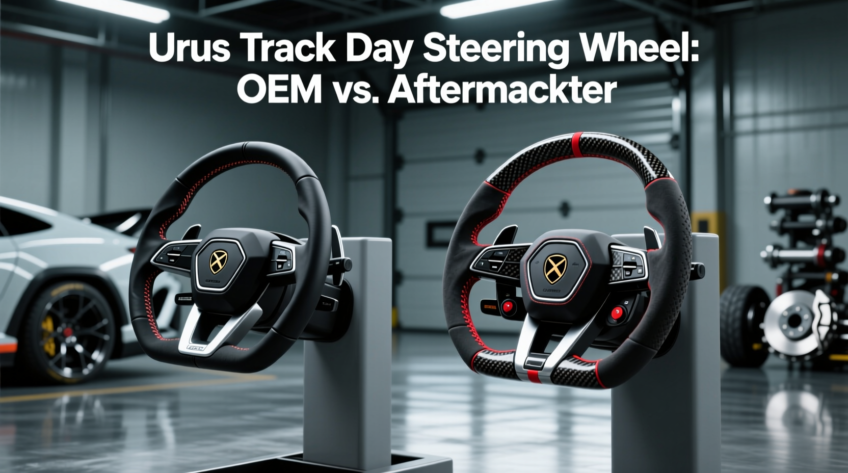 urus track day steering wheel