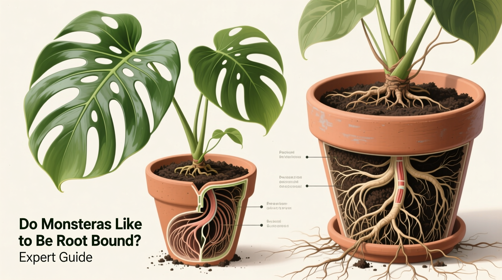 do monsteras like to be root bound