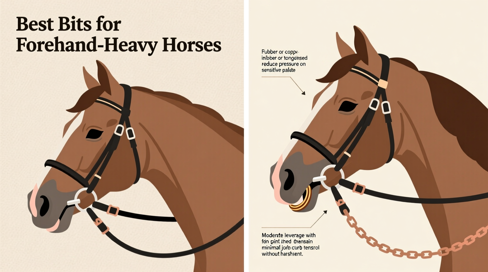 guide to the best bit for horse heavy on forehand practical picks advice