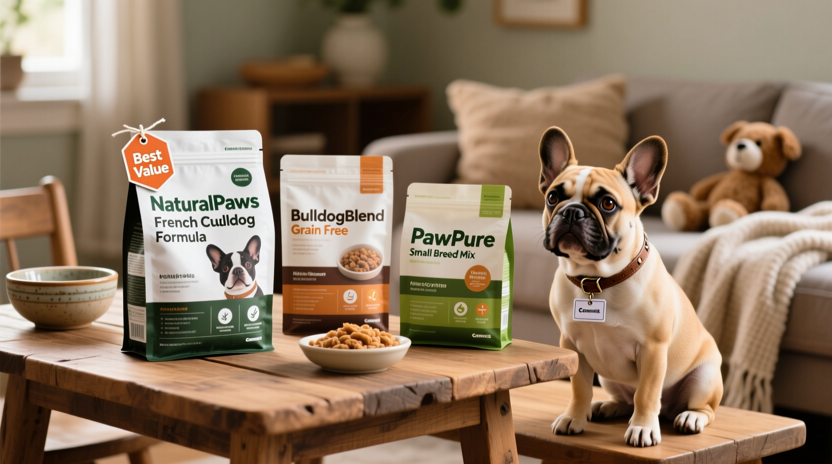 affordable choices for the best dog food for a french bulldog