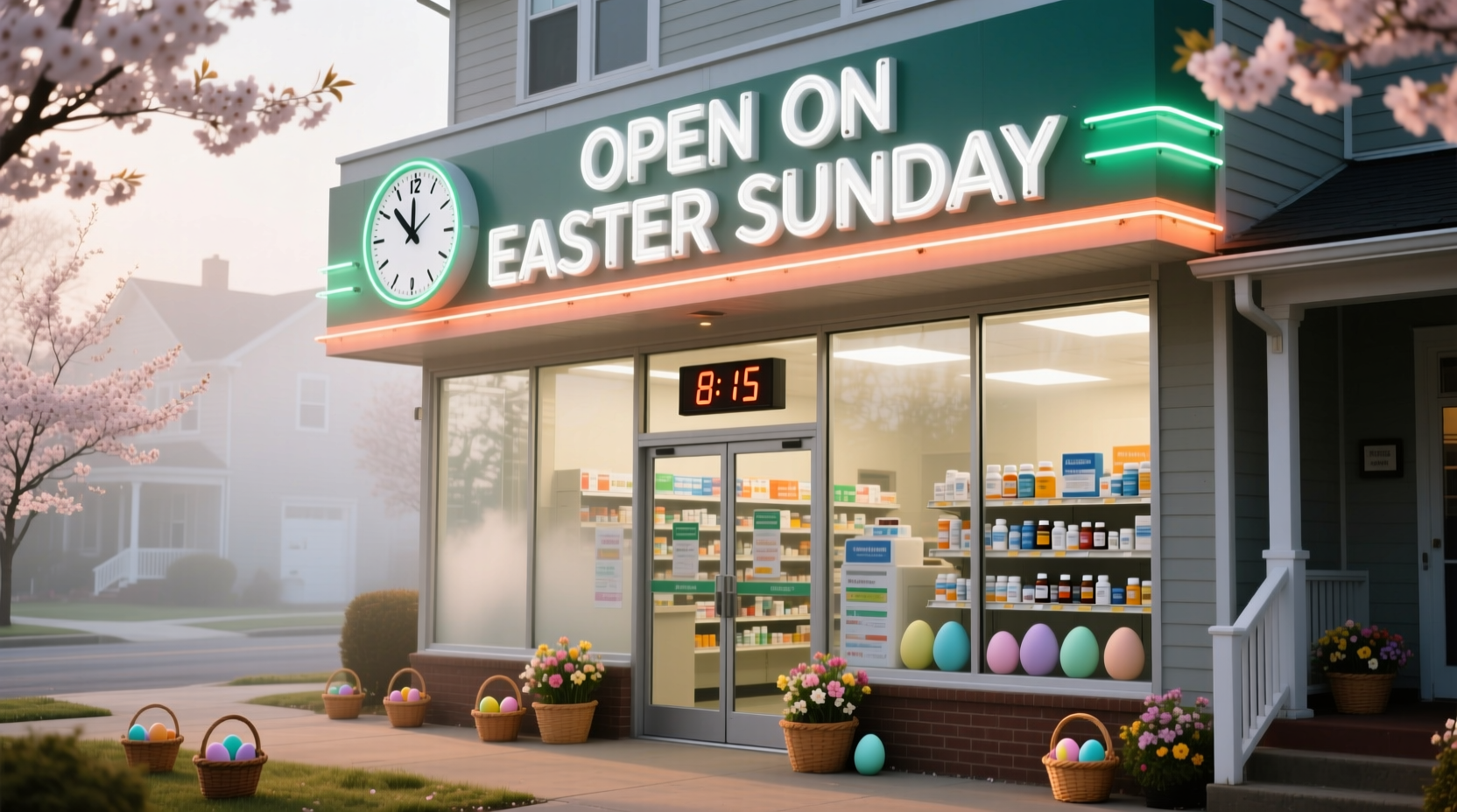 what pharmacy is open on easter sunday