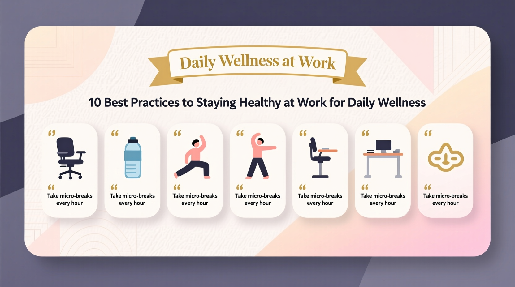 10 best practices to staying healthy at work for daily wellness