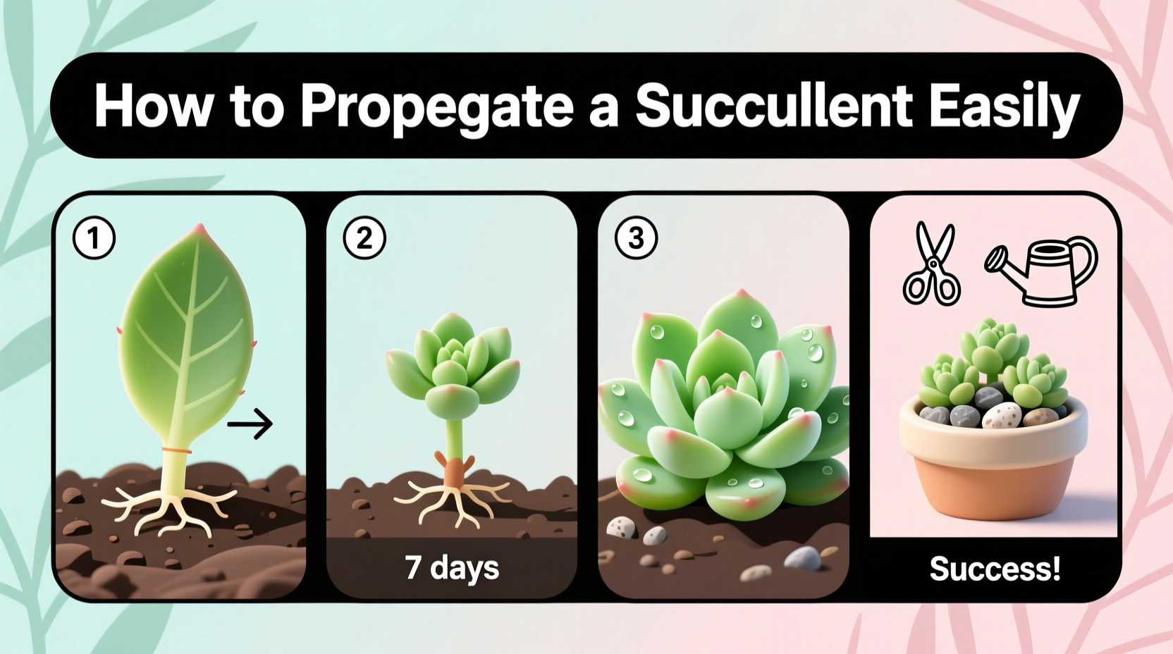 how do you propagate a succulent