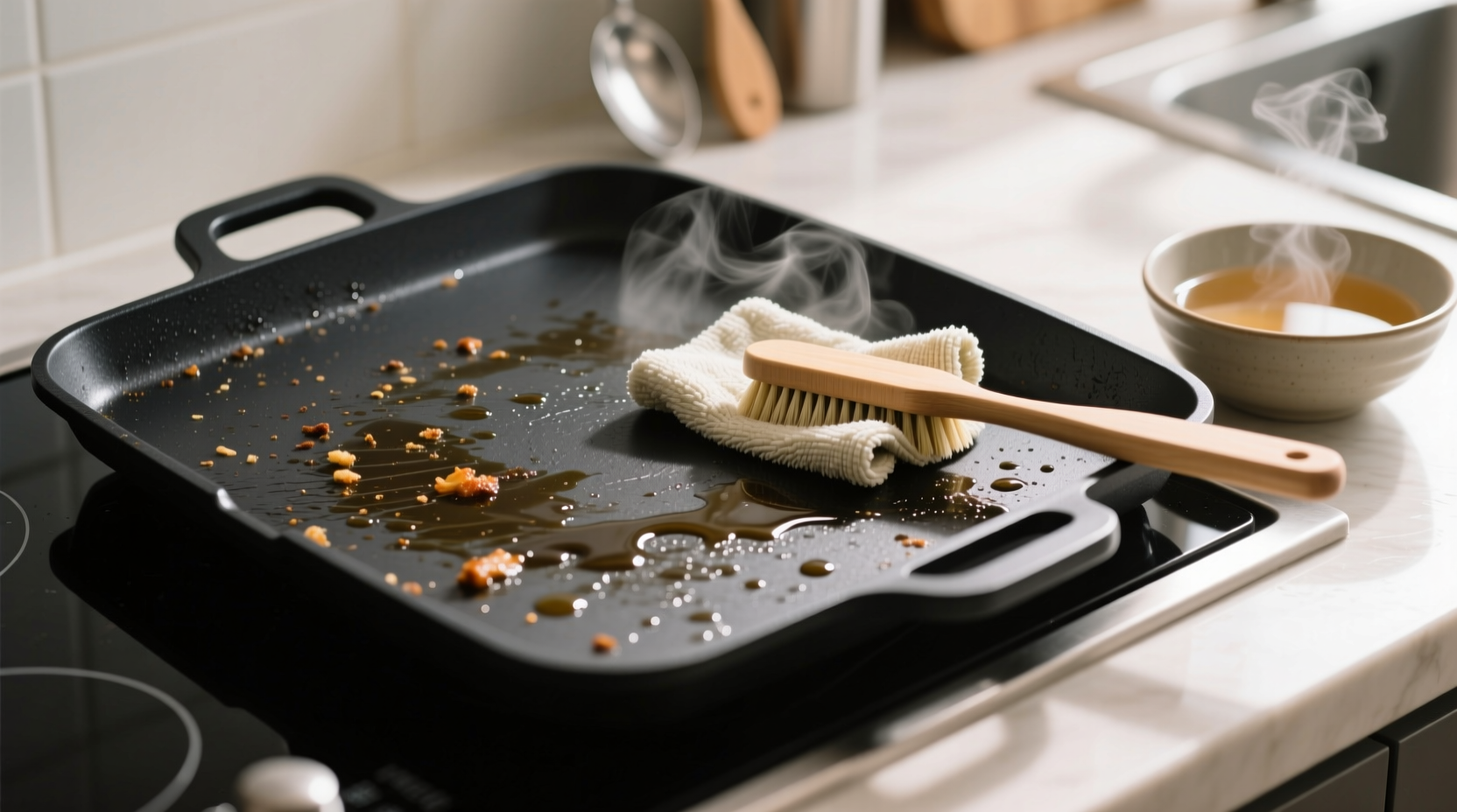how to clean blackstone griddle