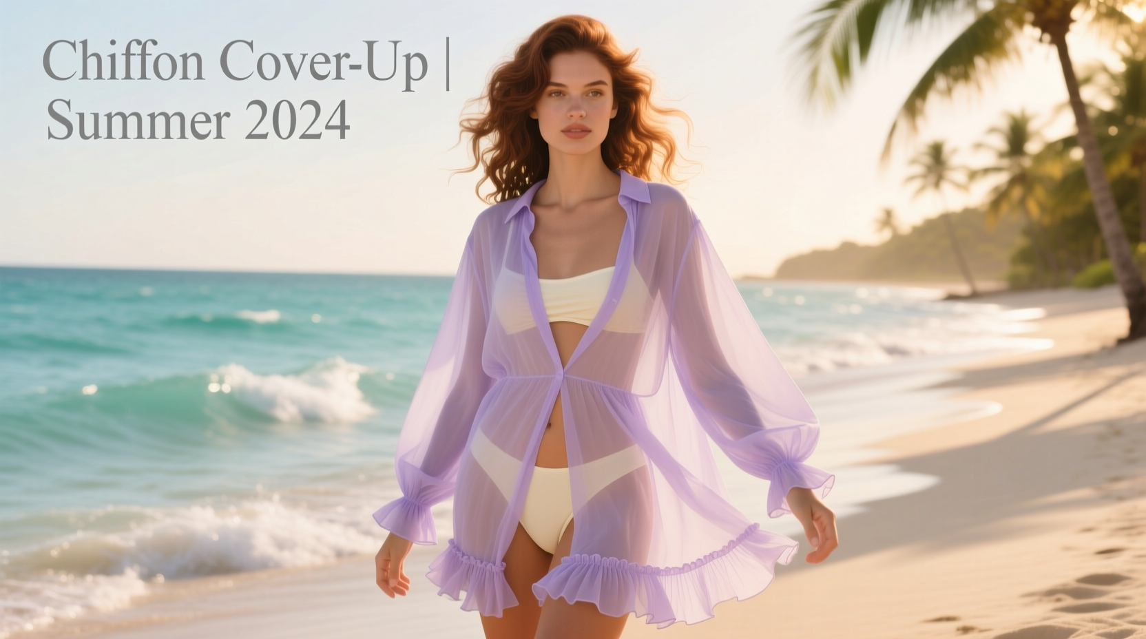chiffon blouse as a swimsuit cover up would that even work