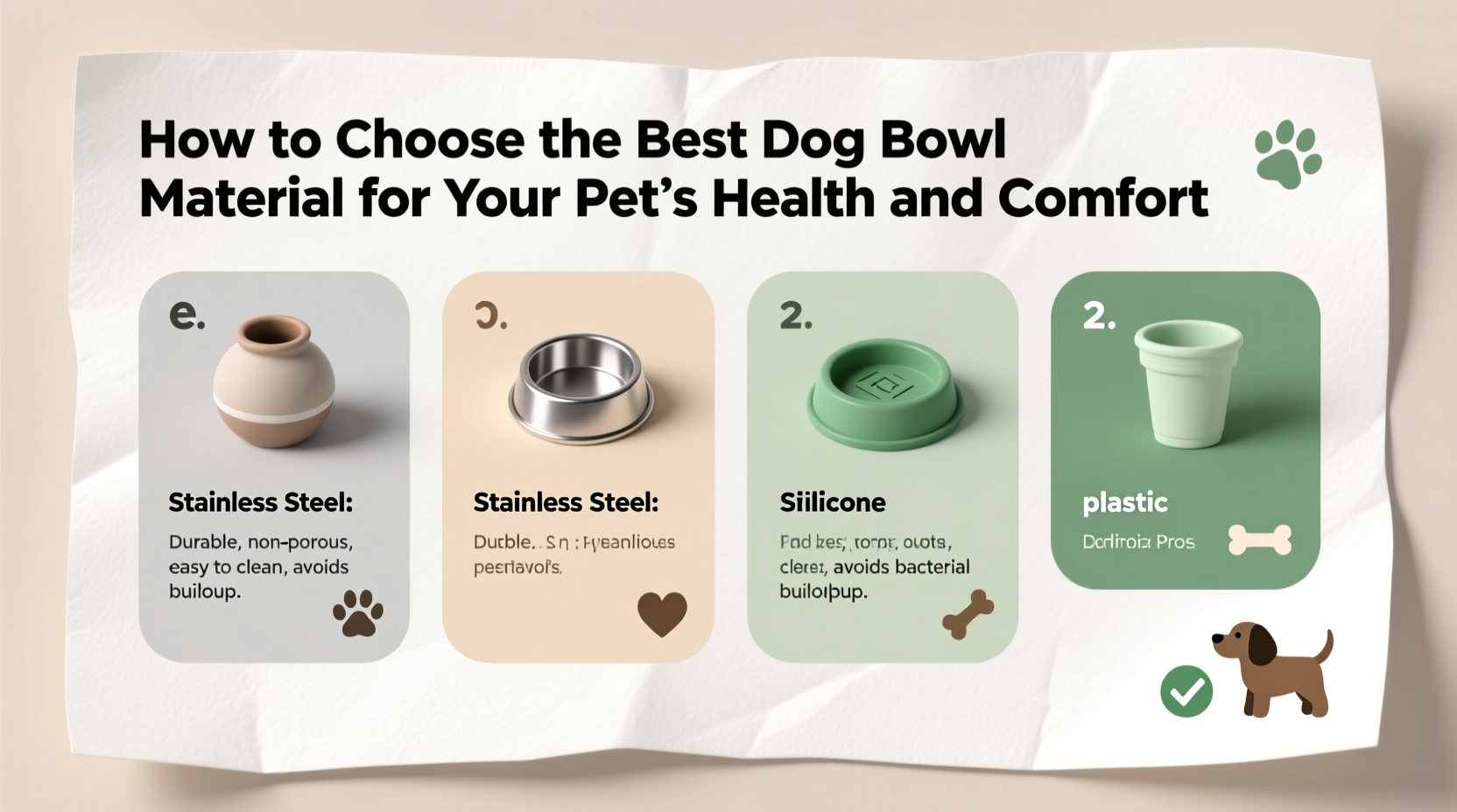 how to choose the best dog bowl material for your pets health and comfort