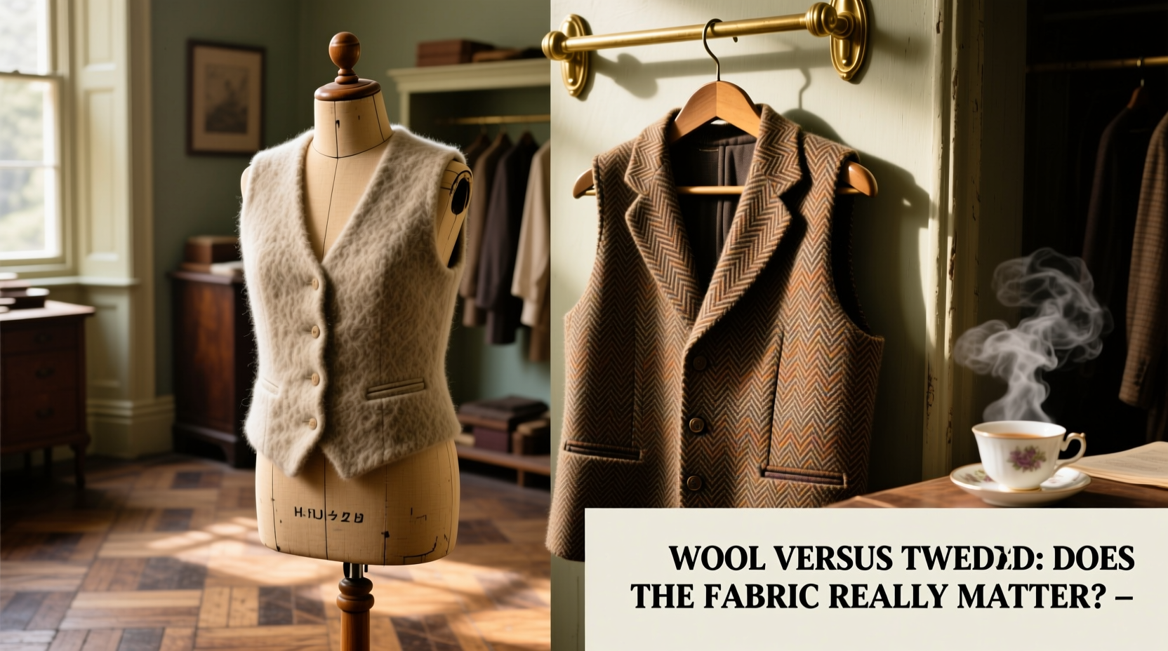 wool vest vs tweed vest does the fabric really matter