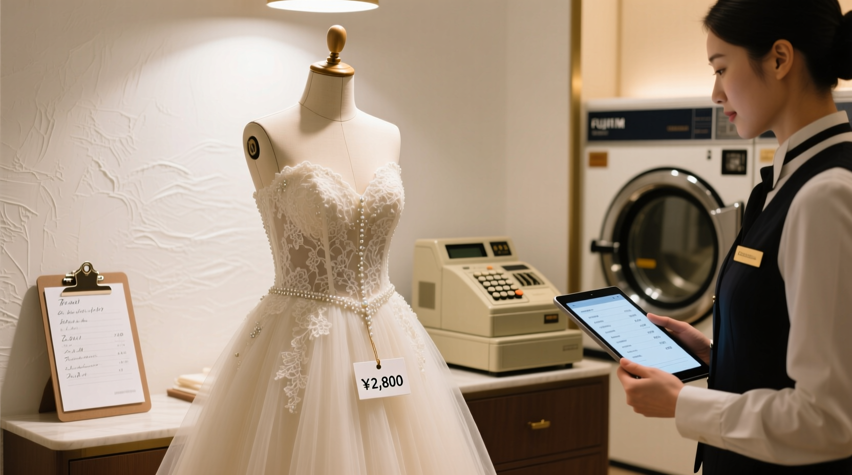 how much is it to dry clean a wedding dress