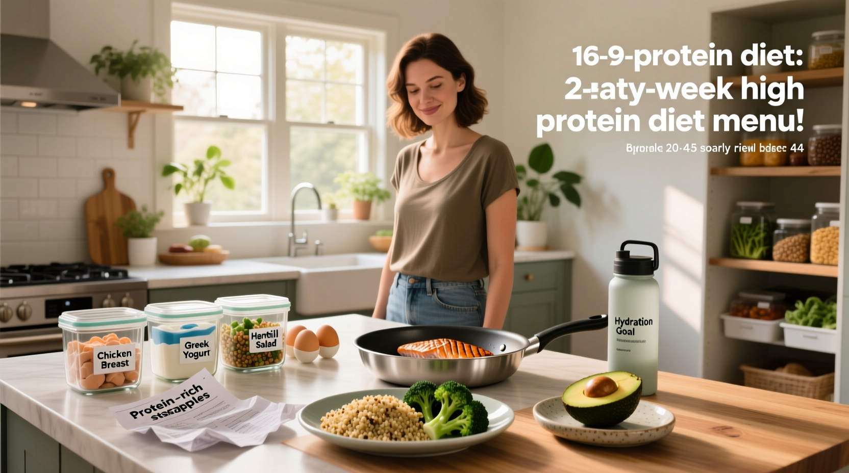 2 week high protein diet menu