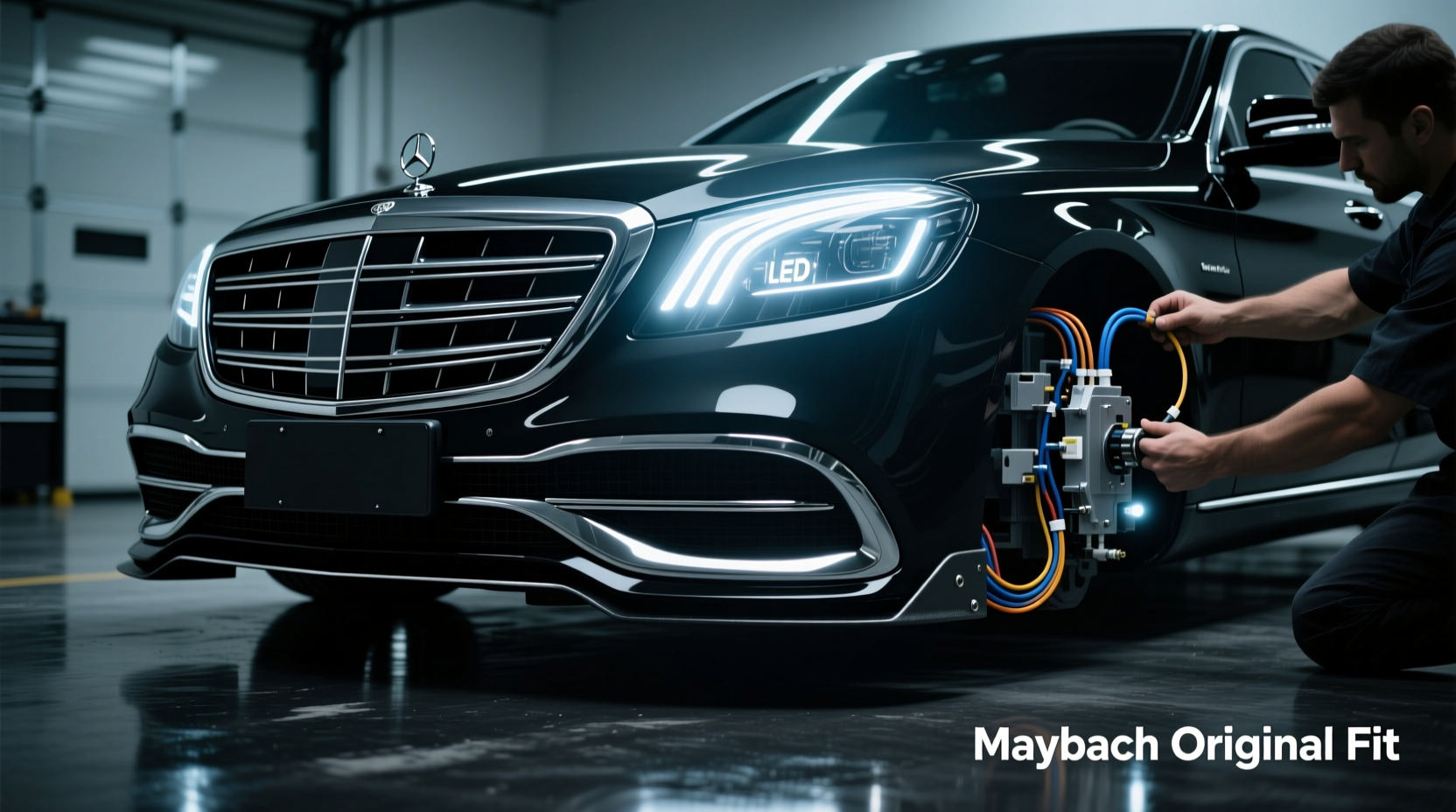 maybach led headlight retrofit