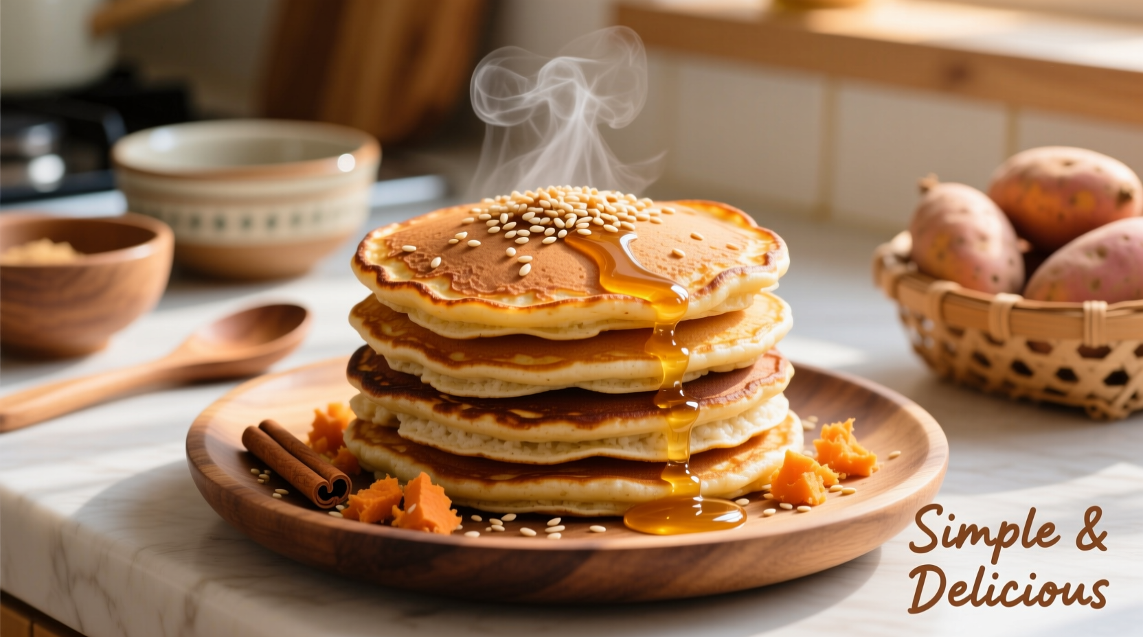 Perfect Sweet Potato Pancakes Recipe - Easy & Fluffy