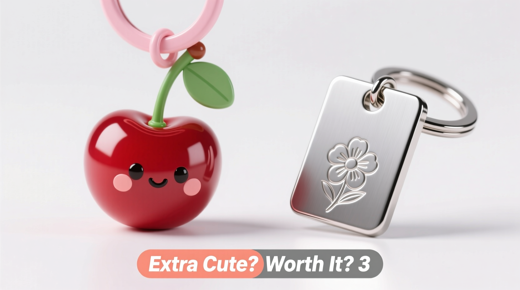cherry keychains vs metal keychains are the extra cute points worth it 3