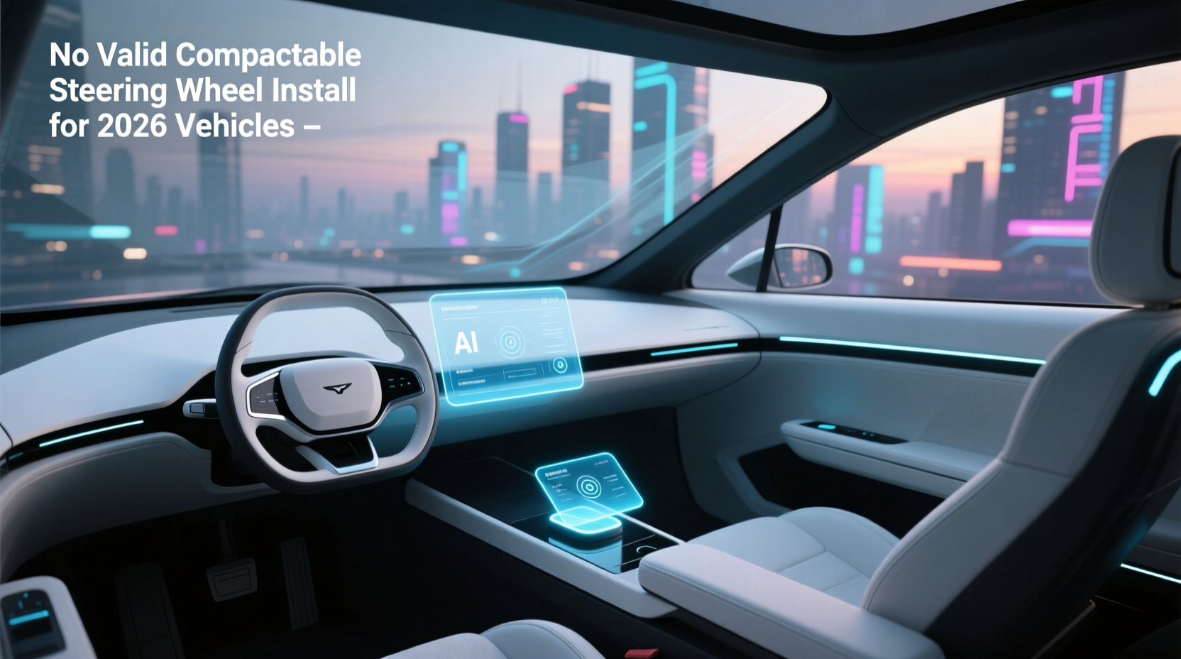 compactable steering wheel install 2026