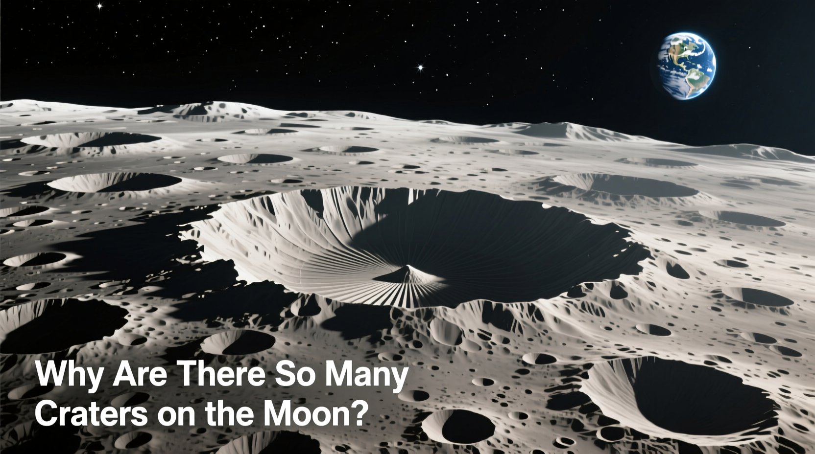 why are there so many craters on the moon explained