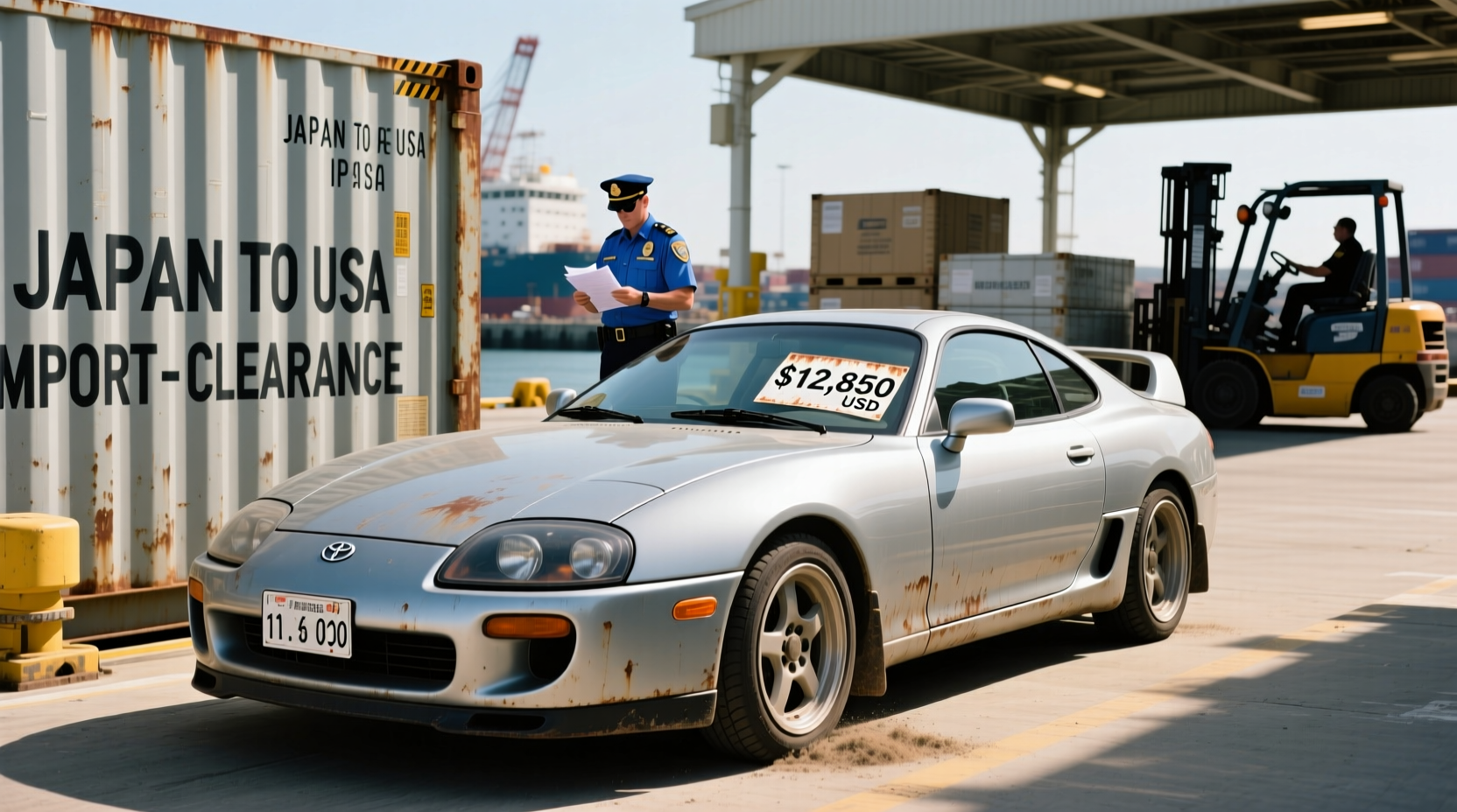 how much is to import a car from japan