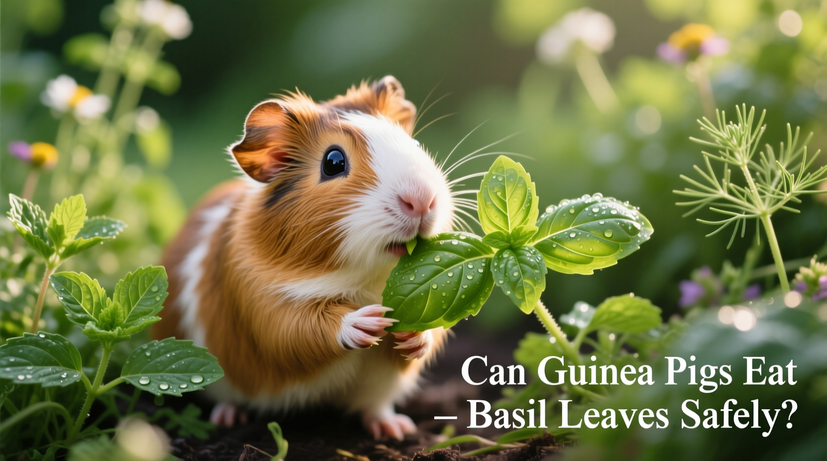 can guinea pigs eat basil leaves