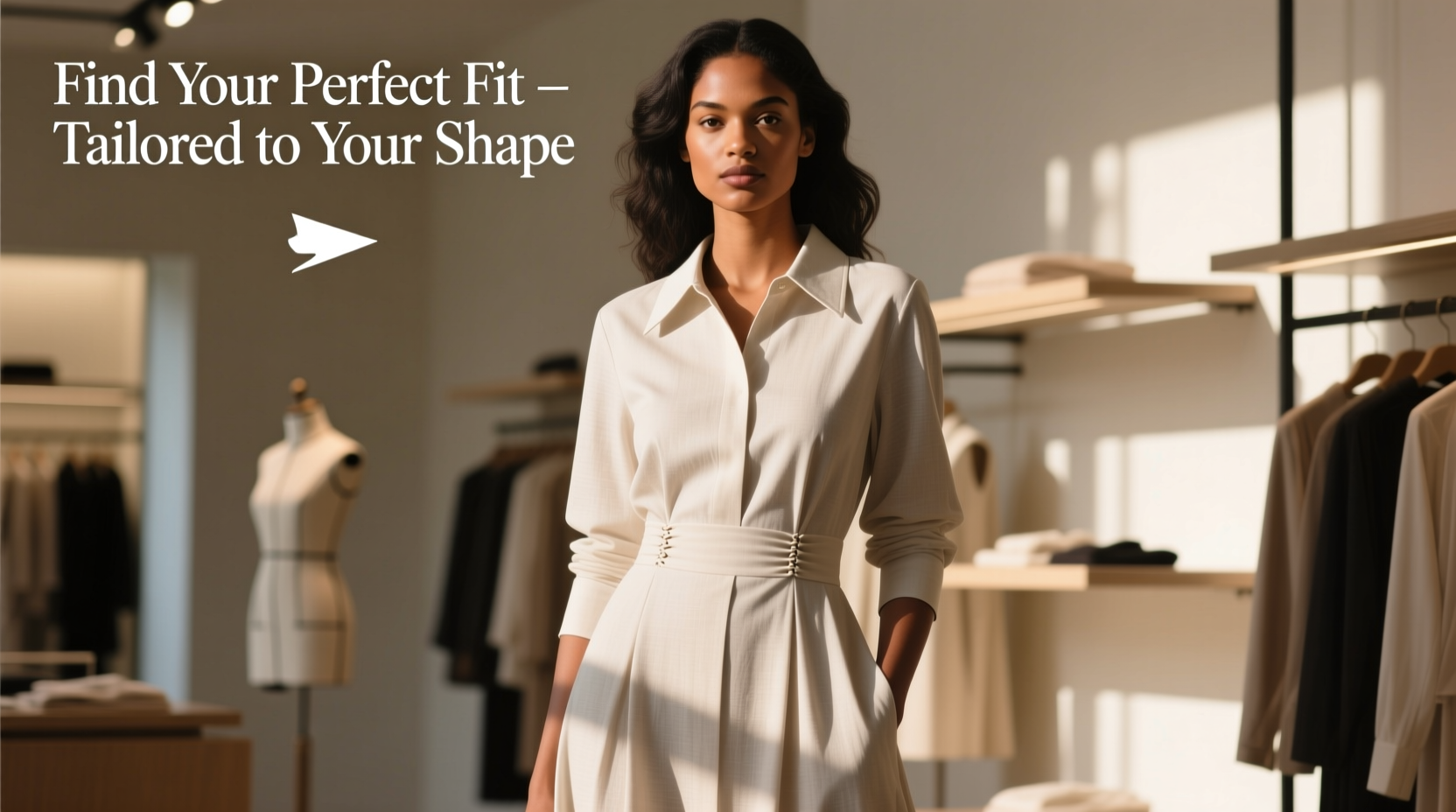 how to find the perfect shirt dress that flattering your unique body shape