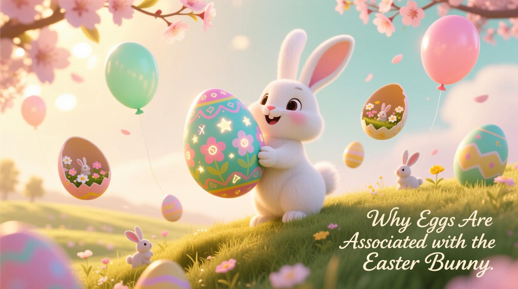 why are eggs associated with easter bunny