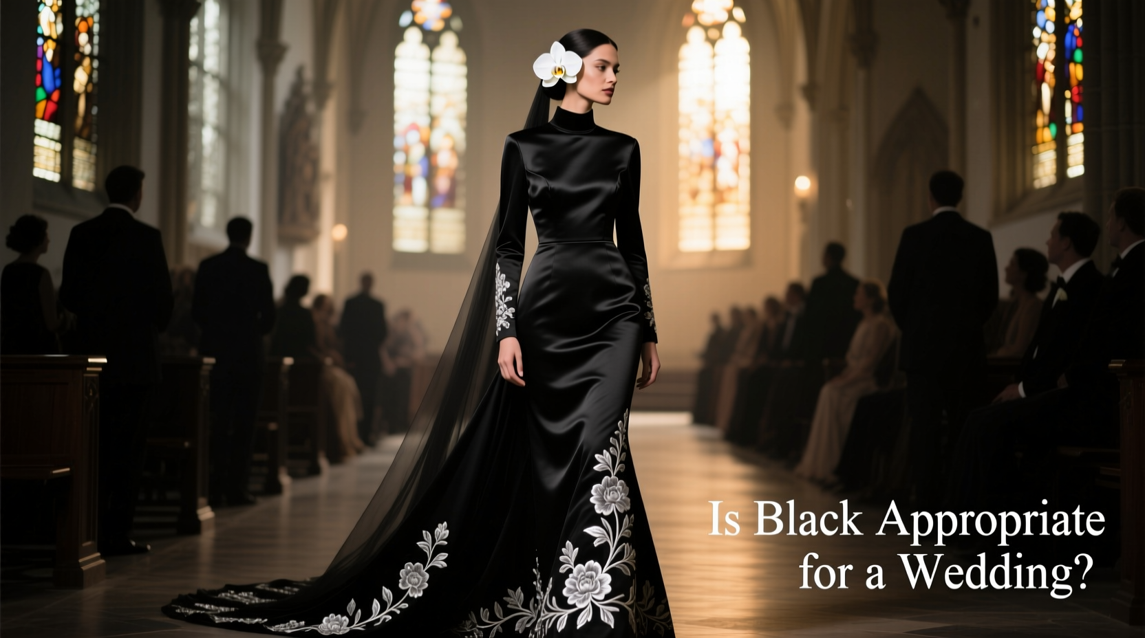 is black appropriate for a wedding