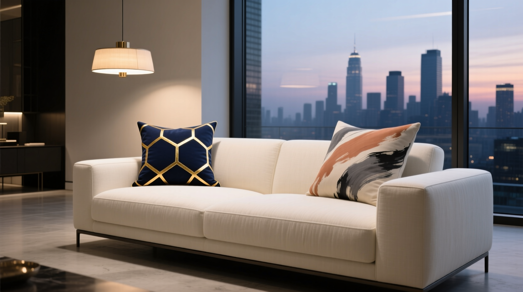 geometric vs abstract pillows which style makes your couch look more expensive