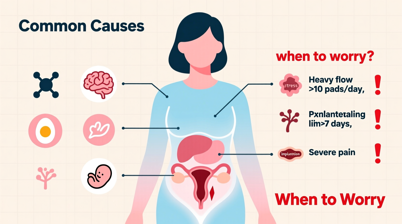 light bleeding after period common causes when to worry 2
