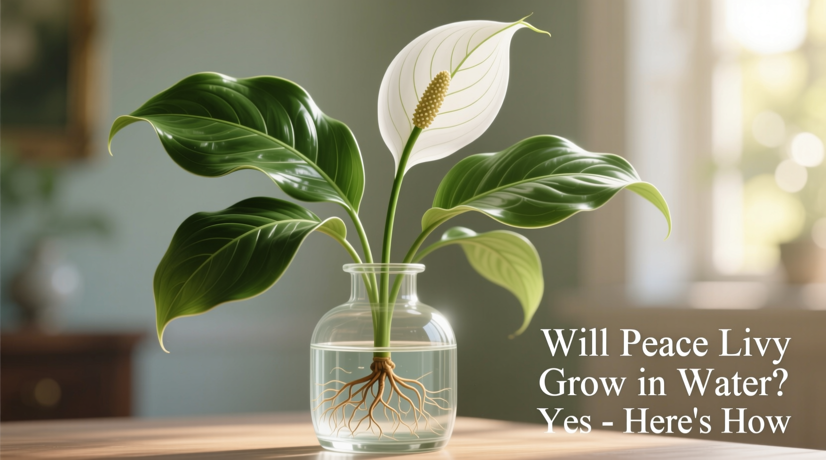 Will Peace Lily Grow in Water? Yes – Here's How
